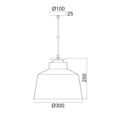 Полилей AENEAS диаметър 30см